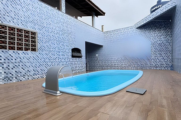 500m Praia, Piscina, Churrasqueira,Ar condicionado