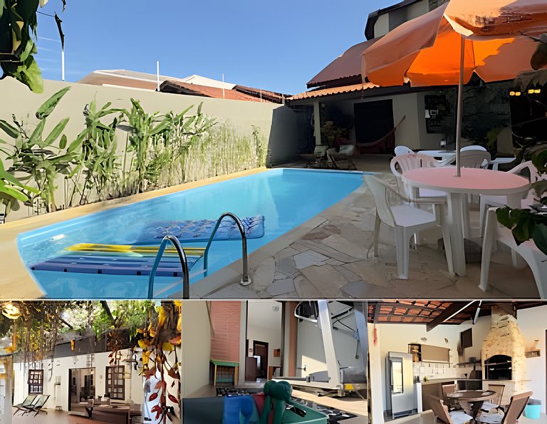 Piscina, Ar, Academia e Cervejeira — 220m da praia