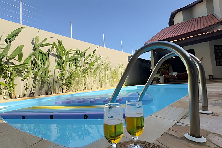 Piscina, Ar, Academia e Cervejeira — 220m da praia