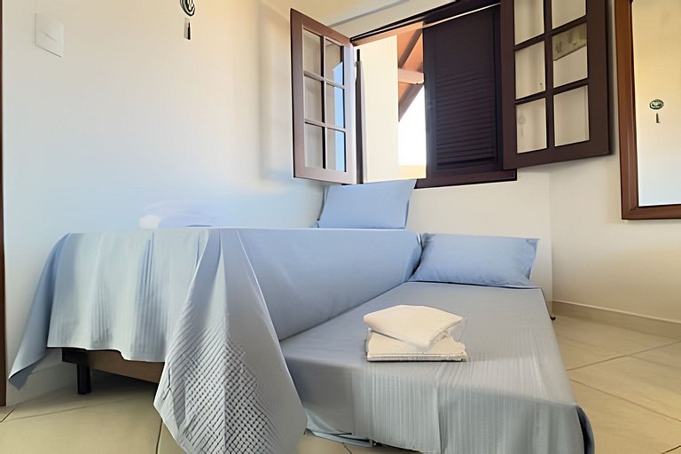 Piscina, Ar, Academia e Cervejeira — 220m da praia