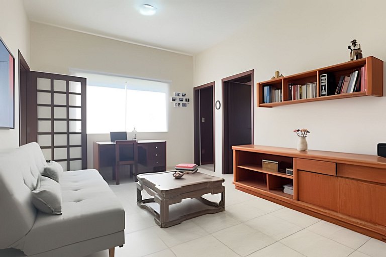 Piscina, Ar, Academia e Cervejeira — 220m da praia