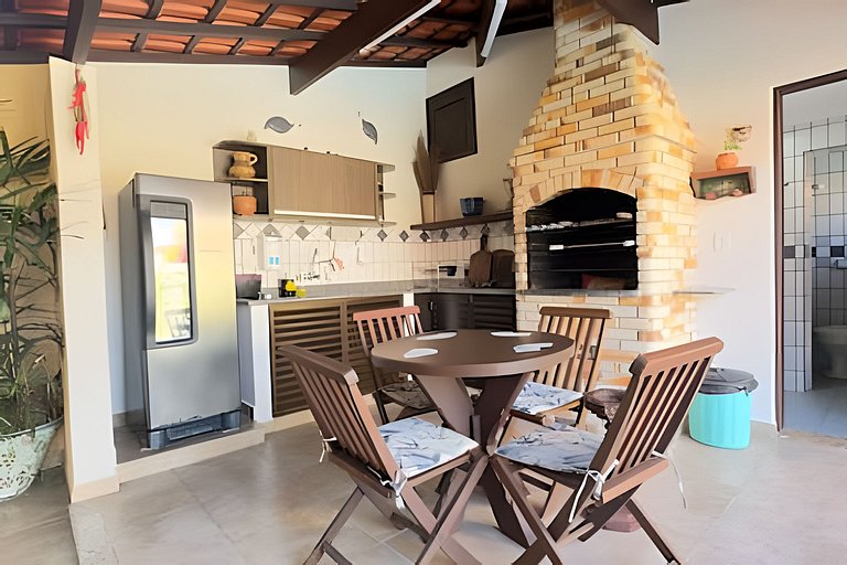 Piscina, Ar, Academia e Cervejeira — 220m da praia