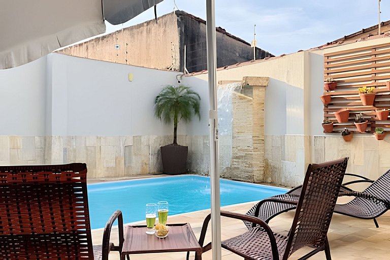 Beira Mar, Piscina, Churrasqueira, Ar, Vista 360