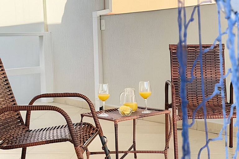 Beira Mar, Piscina, Churrasqueira, Ar, Vista 360