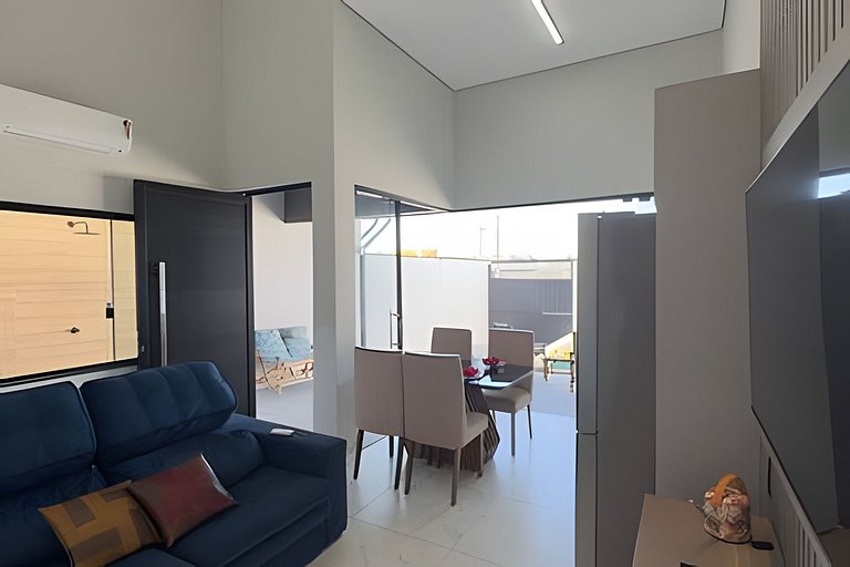 Casa moderna, Wi, Piscina , Ar condicionado