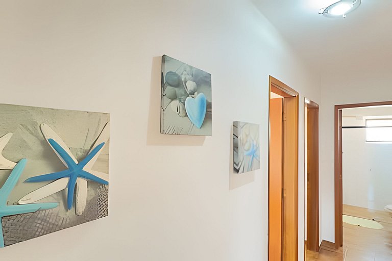 Apê 3 Quartos, Vista Mar e Montanha, Ar, Wi-fi