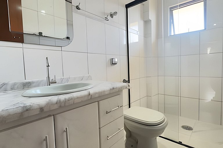 Apê 3 Quartos, Vista Mar e Montanha, Ar, Wi-fi