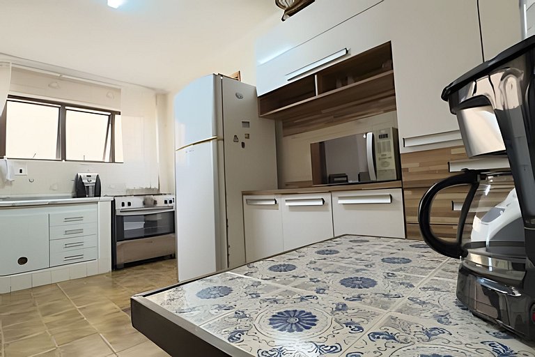 Apê 3 Quartos, Vista Mar e Montanha, Ar, Wi-fi