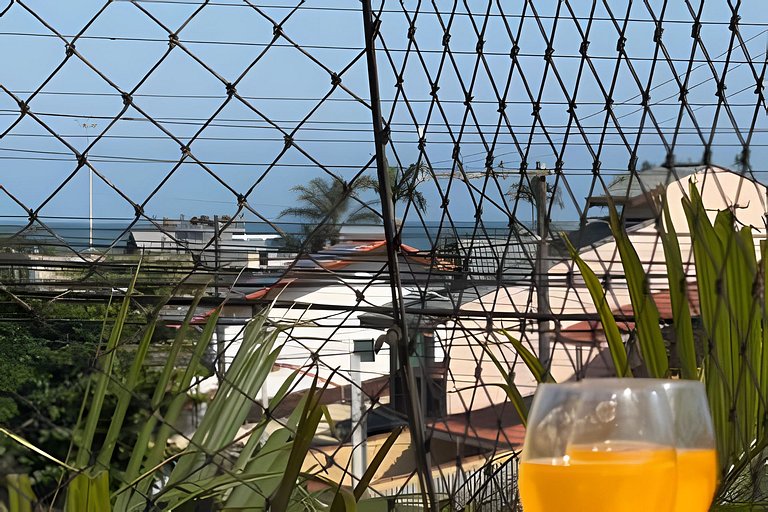 Apê 3 Quartos, Vista Mar e Montanha, Ar, Wi-fi