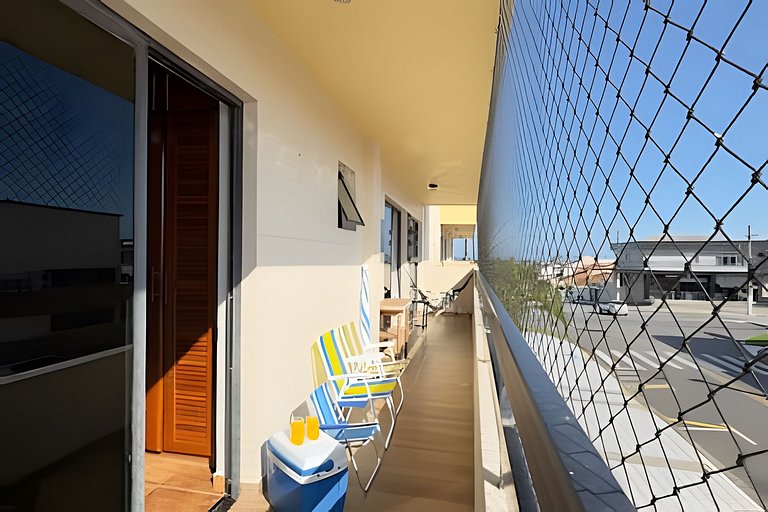 Apê 3 Quartos, Vista Mar e Montanha, Ar, Wi-fi