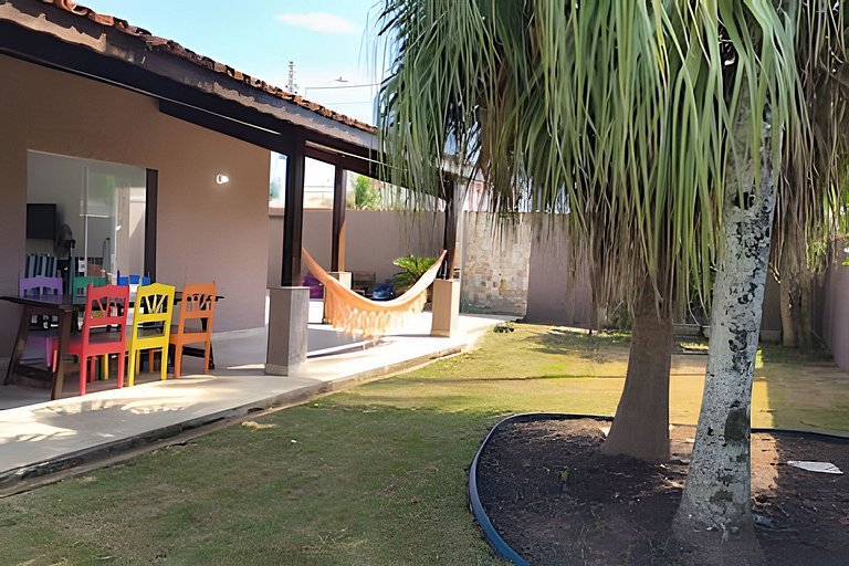 Casa 100 metros praia, Wi fi, Ar, Área Gourmet