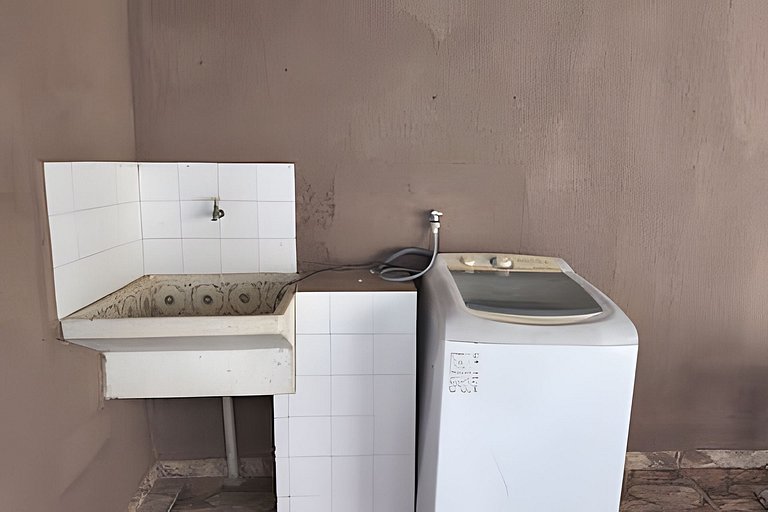 Casa 100 metros praia, Wi fi, Ar, Área Gourmet